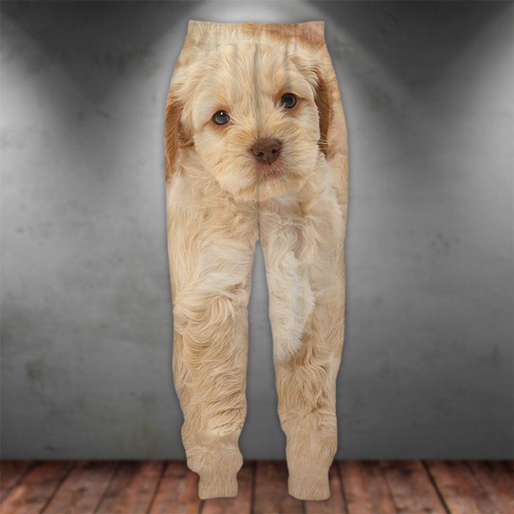 Cockapoo 3D Graphic Casual Pants Animals Dog