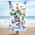 DOGUE DE BORDEAUX Summer Beach Towel
