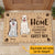 Dog Runs To Greet You Personalized Doormat