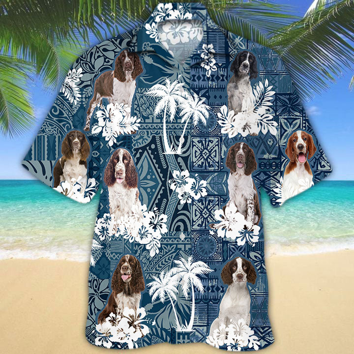 English Springer Spaniel Hawaiian Shirt