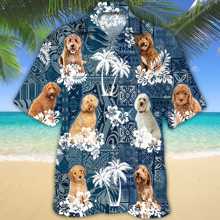 Goldendoodle Hawaiian Shirt