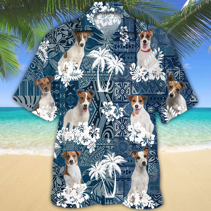 Jack Russell Terrier Hawaiian Shirt