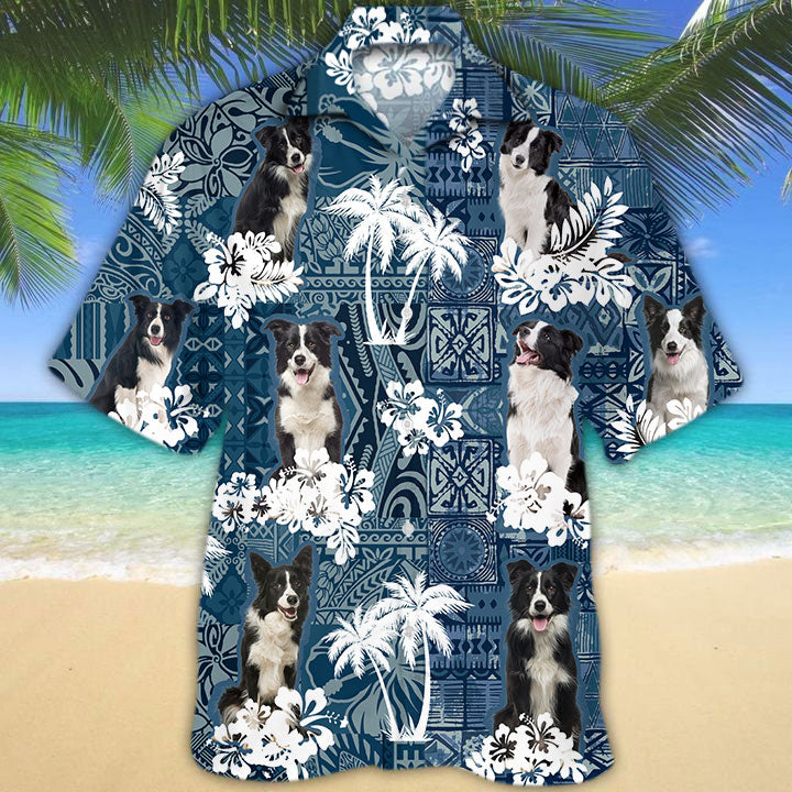 Border Collie Hawaiian Shirt