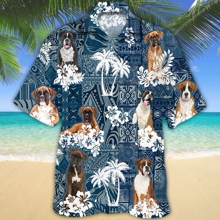 Boxer Hawaiian Shirt