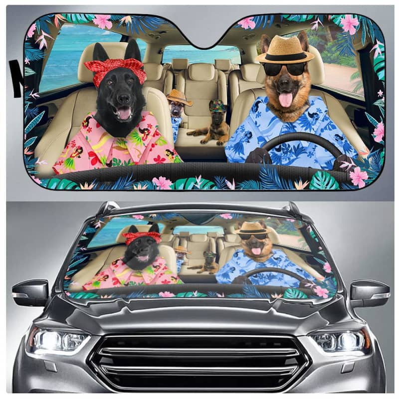 German Shepherd Summer Sun Shade