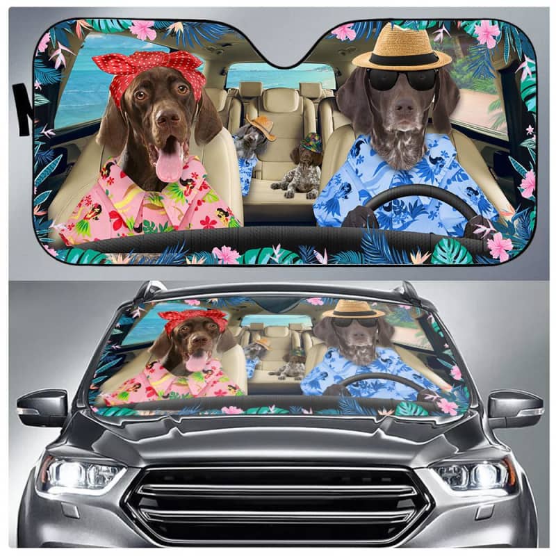 German Shorthaired Pointer Summer Sun Shade