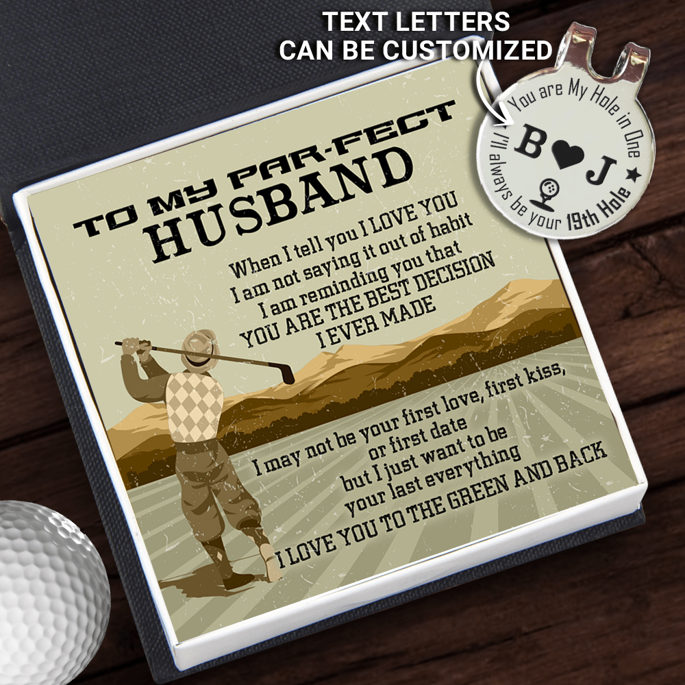 Personalized Golf Marker - Golf - To My Par-fect Husband - I Just Want To Be Your Last Everything