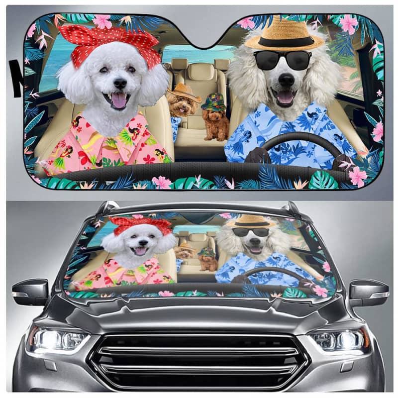 Poodle Summer Sun Shade