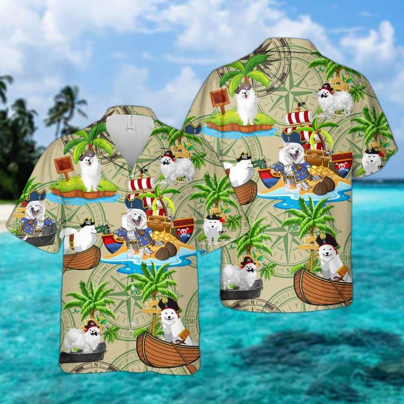 Samoyed - Pirates Hawaiian Shirt