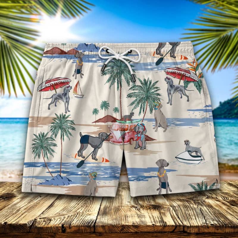 Weimaraner Summer Beach Shorts 2