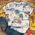 Whippet Summer Beach 3D Shirt