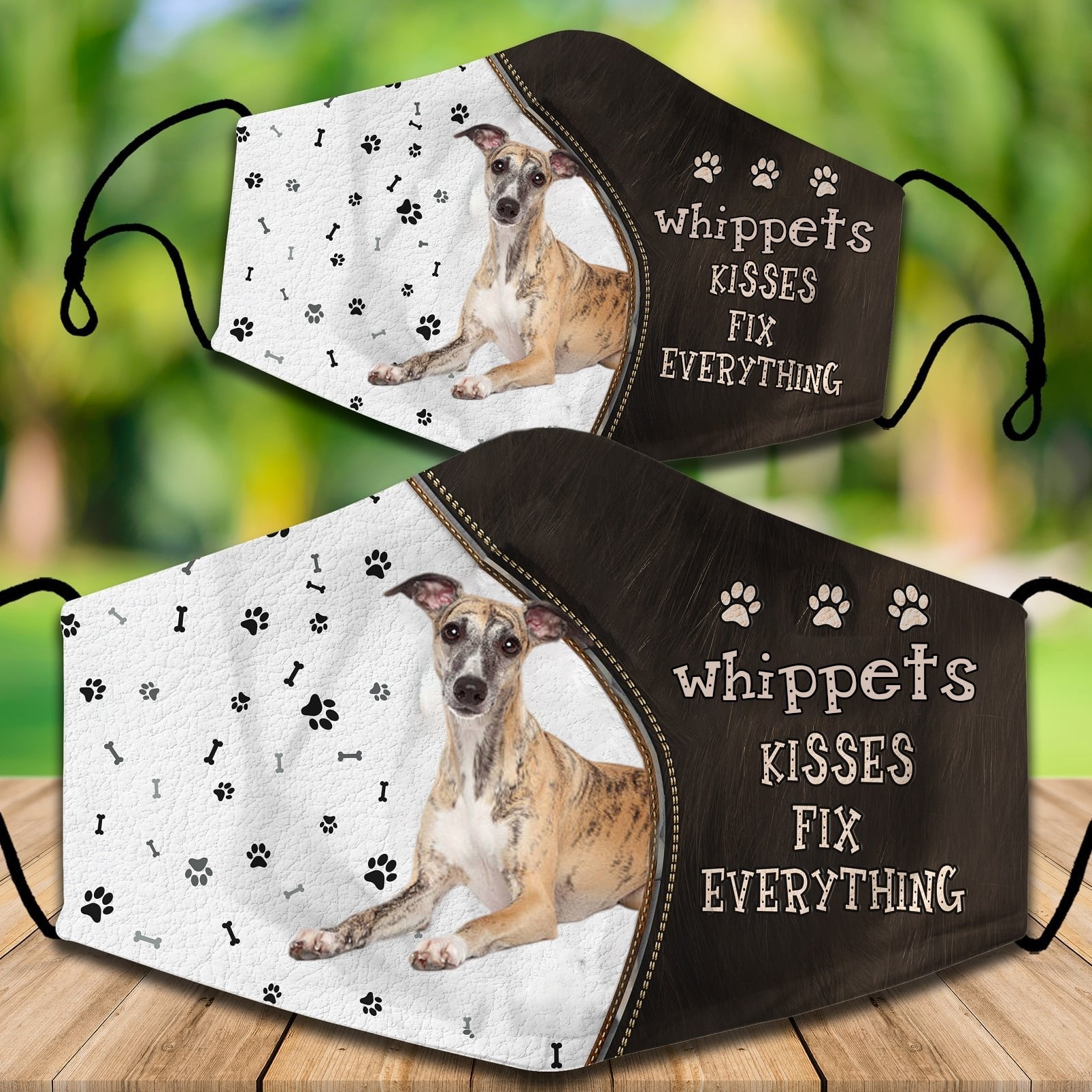Whippets Kisses Fix Everything Veil